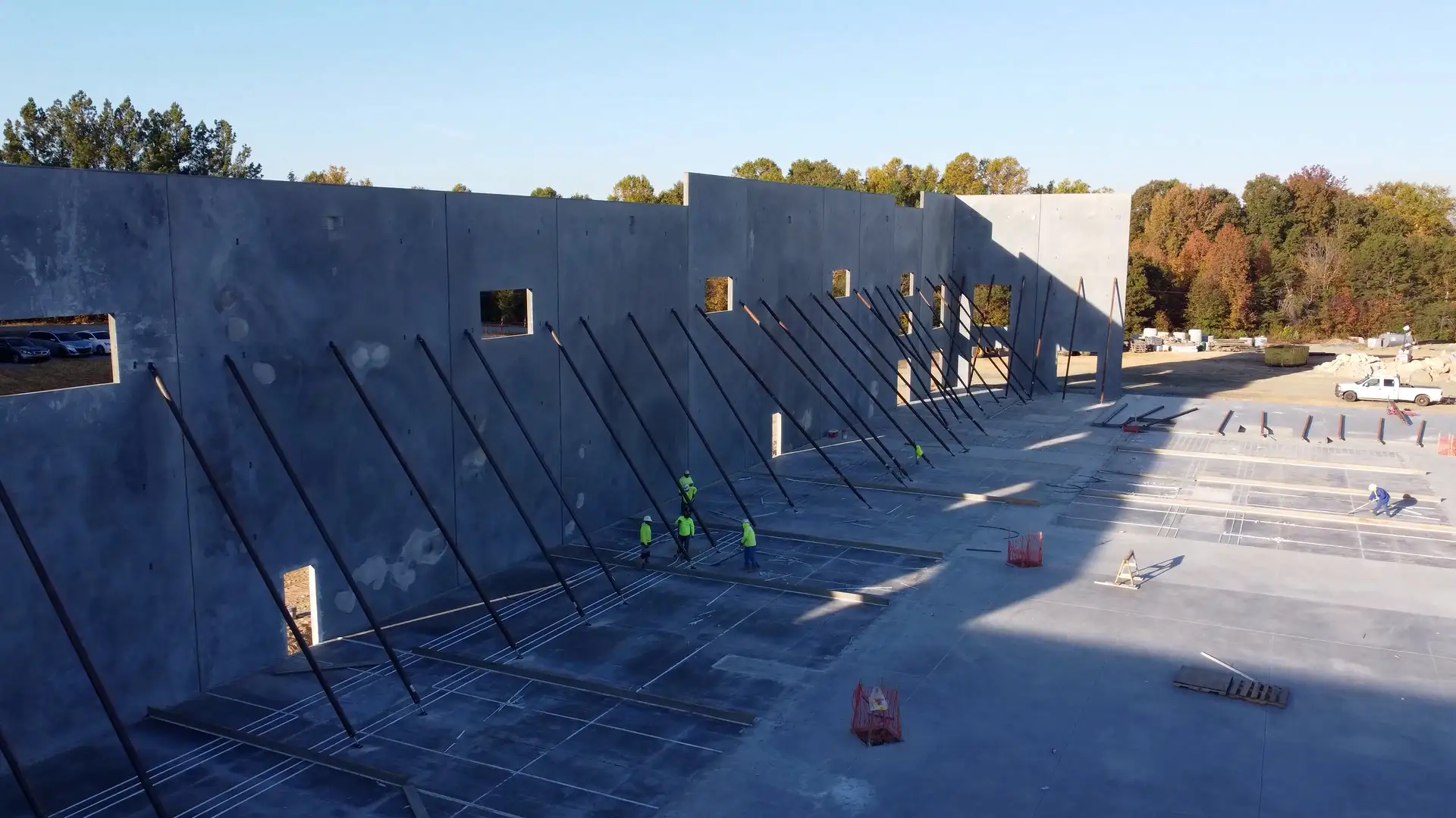 concrete warehouse construction