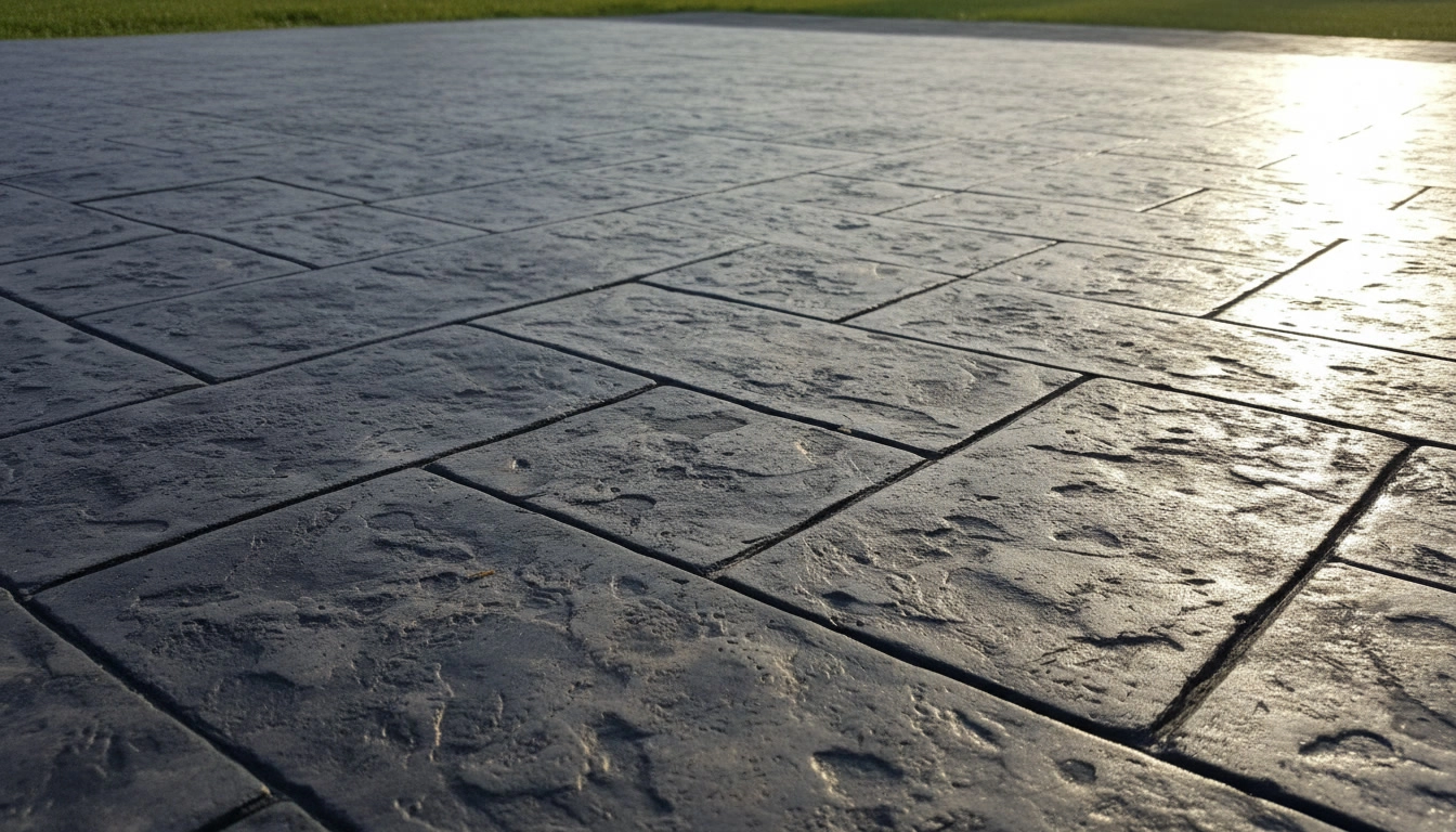 stamped concrete